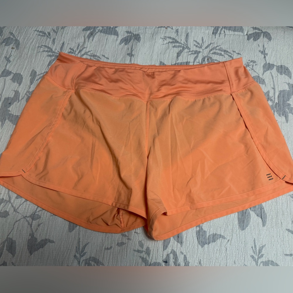 Free Fly Apparel Women's Athletic Shorts in Vibrant Orange